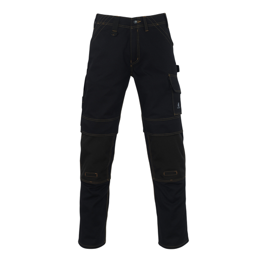 MASCOT 11279-010 YOUNG  Calvos Hose mit Knietaschen - 09 Schwarz - 82C46 % SALE %