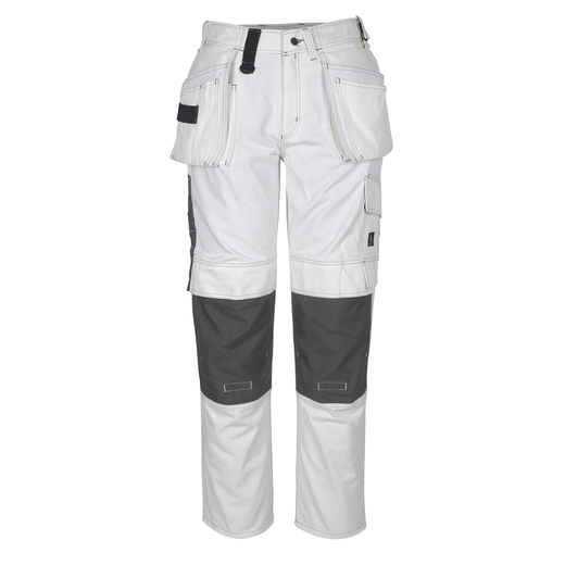 MASCOT 06131-630 HARDWEAR  Atlanta Hose mit Knie- und H�ngetaschen - 06 Wei� - 82C58