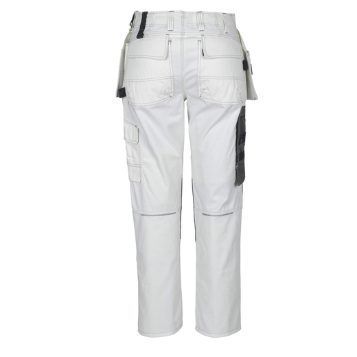 MASCOT 06131-630 HARDWEAR  Atlanta Hose mit Knie- und H�ngetaschen - 06 Wei� - 90C50