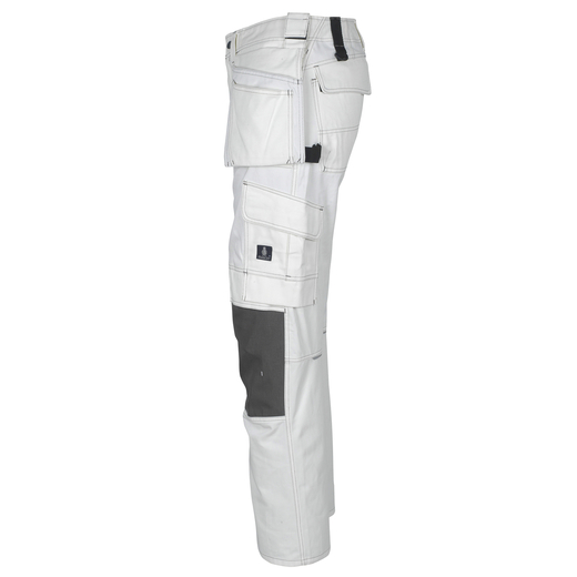 MASCOT 06131-630 HARDWEAR  Atlanta Hose mit Knie- und H�ngetaschen - 06 Wei� - 90C50