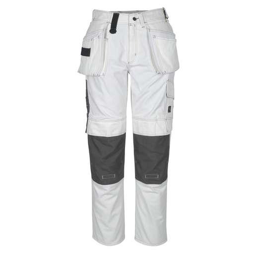MASCOT 06131-630 HARDWEAR  Atlanta Hose mit Knie- und H�ngetaschen - 06 Wei� - 90C50