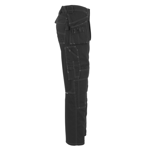 MASCOT 06131-630 HARDWEAR  Atlanta Hose mit Knie- und H�ngetaschen - 09 Schwarz - 82C49