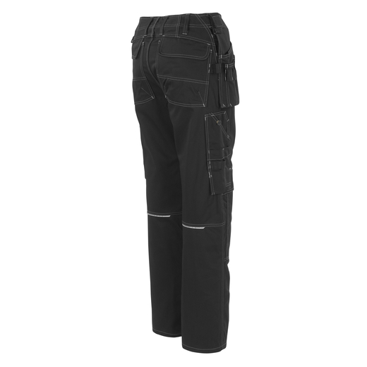 MASCOT 06131-630 HARDWEAR  Atlanta Hose mit Knie- und H�ngetaschen - 09 Schwarz - 90C49