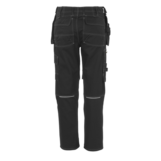MASCOT 06131-630 HARDWEAR  Atlanta Hose mit Knie- und H�ngetaschen - 09 Schwarz - 90C49