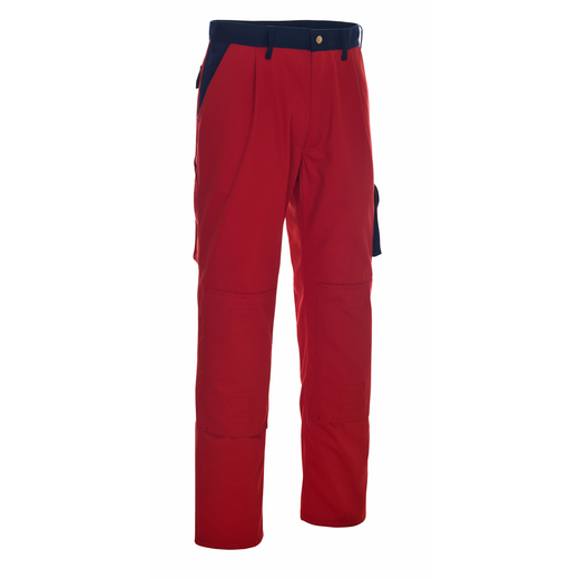 MASCOT 00979-430 IMAGE  Torino Hose mit Knietaschen - 21 Rot/Marine - 90C51 % SALE %