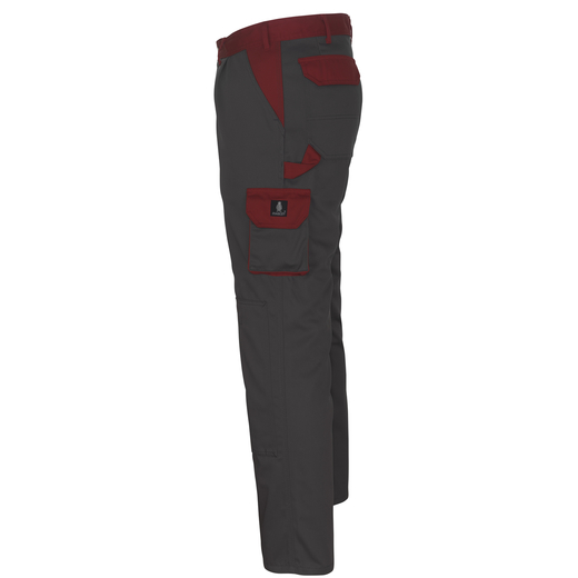 MASCOT 00979-430 IMAGE  Torino Hose mit Knietaschen - 88802 Anthrazit/Rot - 82C58 % SALE %