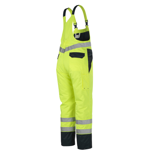 MASCOT 07092-880 SAFE IMAGE  Wels �berziehlatzhose mit Knietaschen - 171 hi-vis Gelb/Marine - S