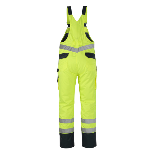 MASCOT 07092-880 SAFE IMAGE  Wels �berziehlatzhose mit Knietaschen - 171 hi-vis Gelb/Marine - S