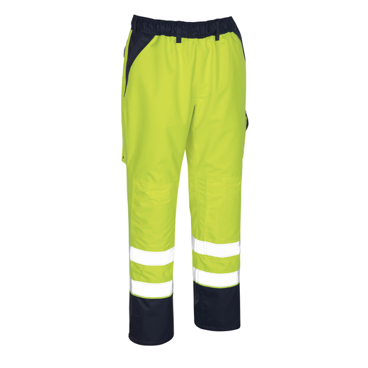 MASCOT 07090-880 SAFE IMAGE  Linz �berziehhose mit Knietaschen - 171 hi-vis Gelb/Marine - XL