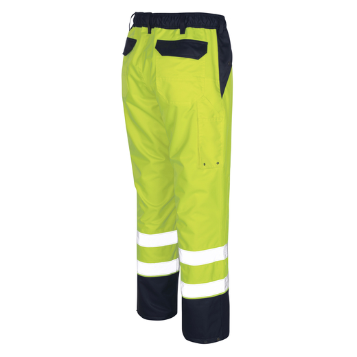MASCOT 07090-880 SAFE IMAGE  Linz �berziehhose mit Knietaschen - 171 hi-vis Gelb/Marine - XL
