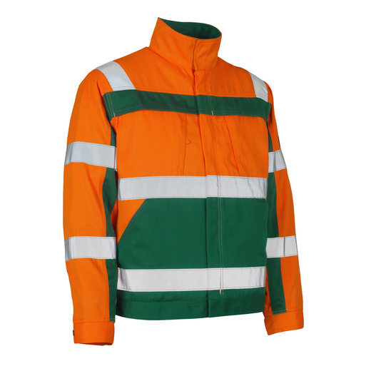 MASCOT 07109-860 SAFE COMPETE  Cameta Jacke - 1403 hi-vis Orange/Gr�n - M
