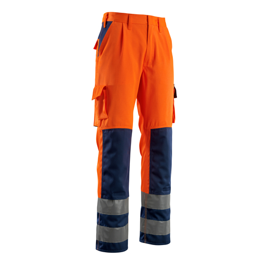 MASCOT 07179-860 SAFE COMPETE  Olinda Hose mit Knietaschen - 141 hi-vis Orange/Marine - 82C51