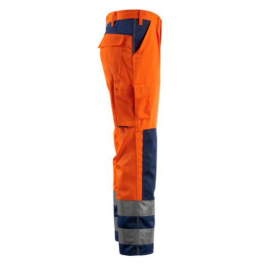 MASCOT 07179-860 SAFE COMPETE  Olinda Hose mit Knietaschen - 141 hi-vis Orange/Marine - 82C51