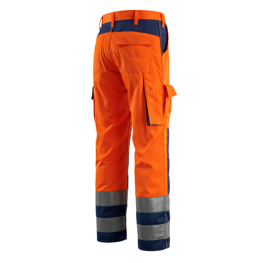 MASCOT 07179-860 SAFE COMPETE  Olinda Hose mit Knietaschen - 141 hi-vis Orange/Marine - 82C51