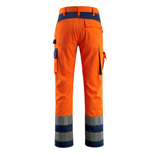 MASCOT 07179-860 SAFE COMPETE  Olinda Hose mit Knietaschen - 141 hi-vis Orange/Marine - 82C51