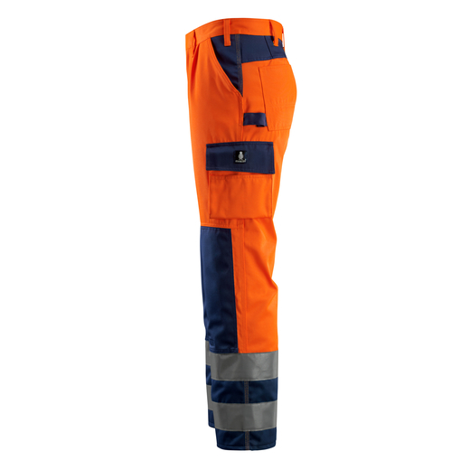 MASCOT 07179-860 SAFE COMPETE  Olinda Hose mit Knietaschen - 141 hi-vis Orange/Marine - 82C51