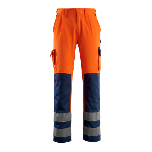 MASCOT 07179-860 SAFE COMPETE  Olinda Hose mit Knietaschen - 141 hi-vis Orange/Marine - 82C51