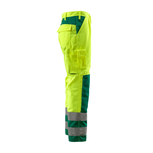 MASCOT 07179-470 SAFE COMPETE  Olinda Hose mit Knietaschen - 1703 hi-vis Gelb/Gr�n - 82C46