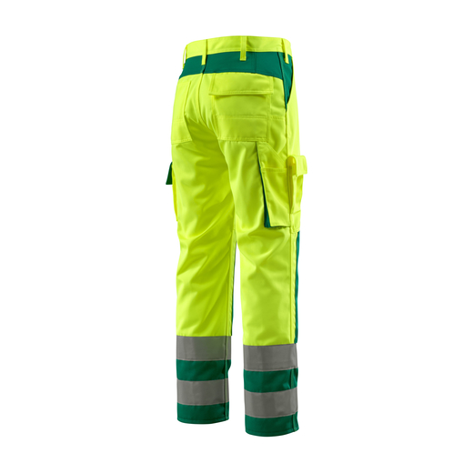 MASCOT 07179-470 SAFE COMPETE  Olinda Hose mit Knietaschen - 1703 hi-vis Gelb/Gr�n - 82C46