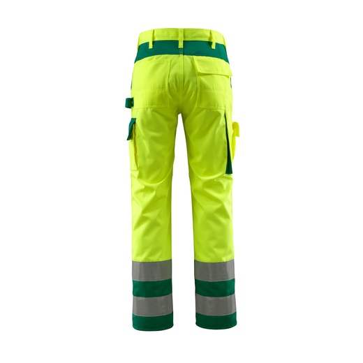 MASCOT 07179-470 SAFE COMPETE  Olinda Hose mit Knietaschen - 1703 hi-vis Gelb/Gr�n - 82C46