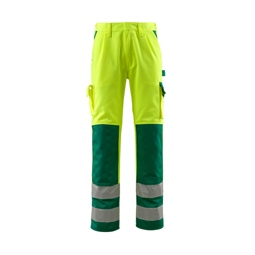 MASCOT 07179-470 SAFE COMPETE  Olinda Hose mit Knietaschen - 1703 hi-vis Gelb/Gr�n - 82C46