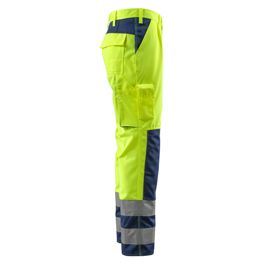 MASCOT 07179-470 SAFE COMPETE  Olinda Hose mit Knietaschen - 171 hi-vis Gelb/Marine - 90C45