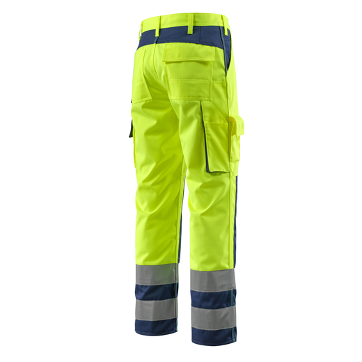 MASCOT 07179-470 SAFE COMPETE  Olinda Hose mit Knietaschen - 171 hi-vis Gelb/Marine - 90C45