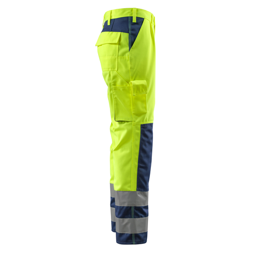 MASCOT 07179-470 SAFE COMPETE  Olinda Hose mit Knietaschen - 171 hi-vis Gelb/Marine - 90C50