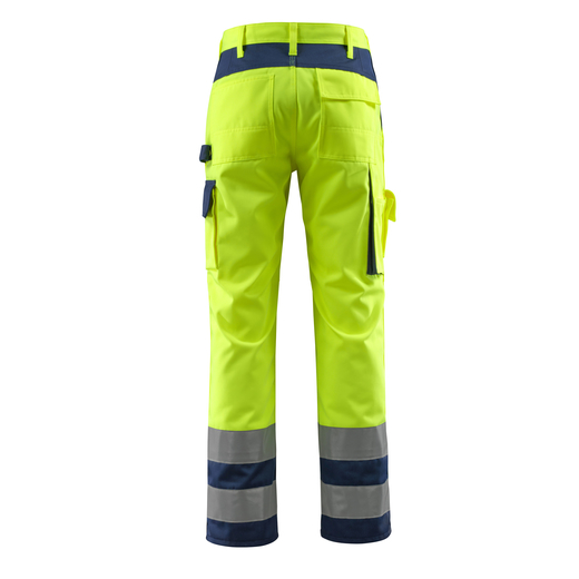 MASCOT 07179-470 SAFE COMPETE  Olinda Hose mit Knietaschen - 171 hi-vis Gelb/Marine - 90C50