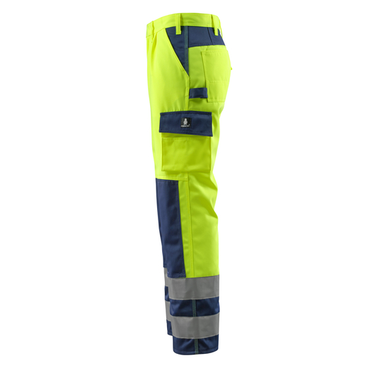 MASCOT 07179-470 SAFE COMPETE  Olinda Hose mit Knietaschen - 171 hi-vis Gelb/Marine - 90C50