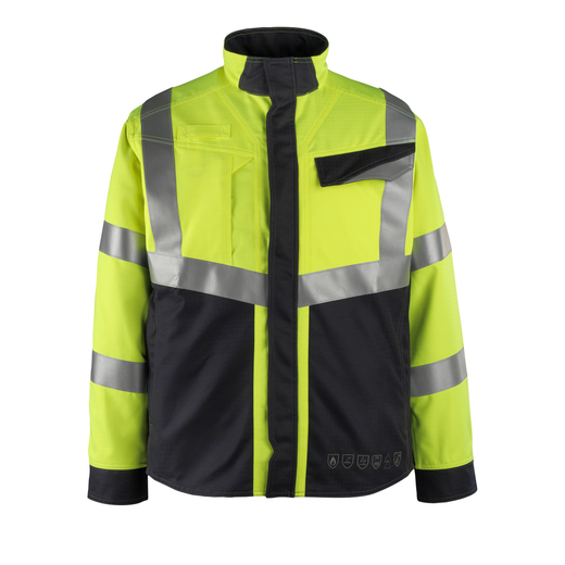 MASCOT 13809-216 MULTISAFE  Biel Jacke - 17010 hi-vis Gelb/Schwarzblau - 2XL