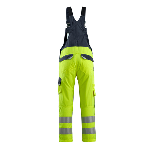 MASCOT 13869-216 MULTISAFE  Davos Latzhose mit Knietaschen - 17010 hi-vis Gelb/Schwarzblau - 82C50
