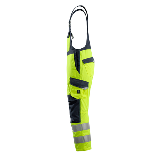 MASCOT 13869-216 MULTISAFE  Davos Latzhose mit Knietaschen - 17010 hi-vis Gelb/Schwarzblau - 82C50