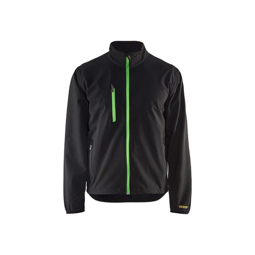 BLAKL�DER 4952 Softshell-Jacke Light - 9944 Schwarz/Gr�n - S % SALE %